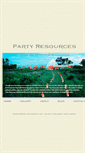Mobile Screenshot of party-resources.com